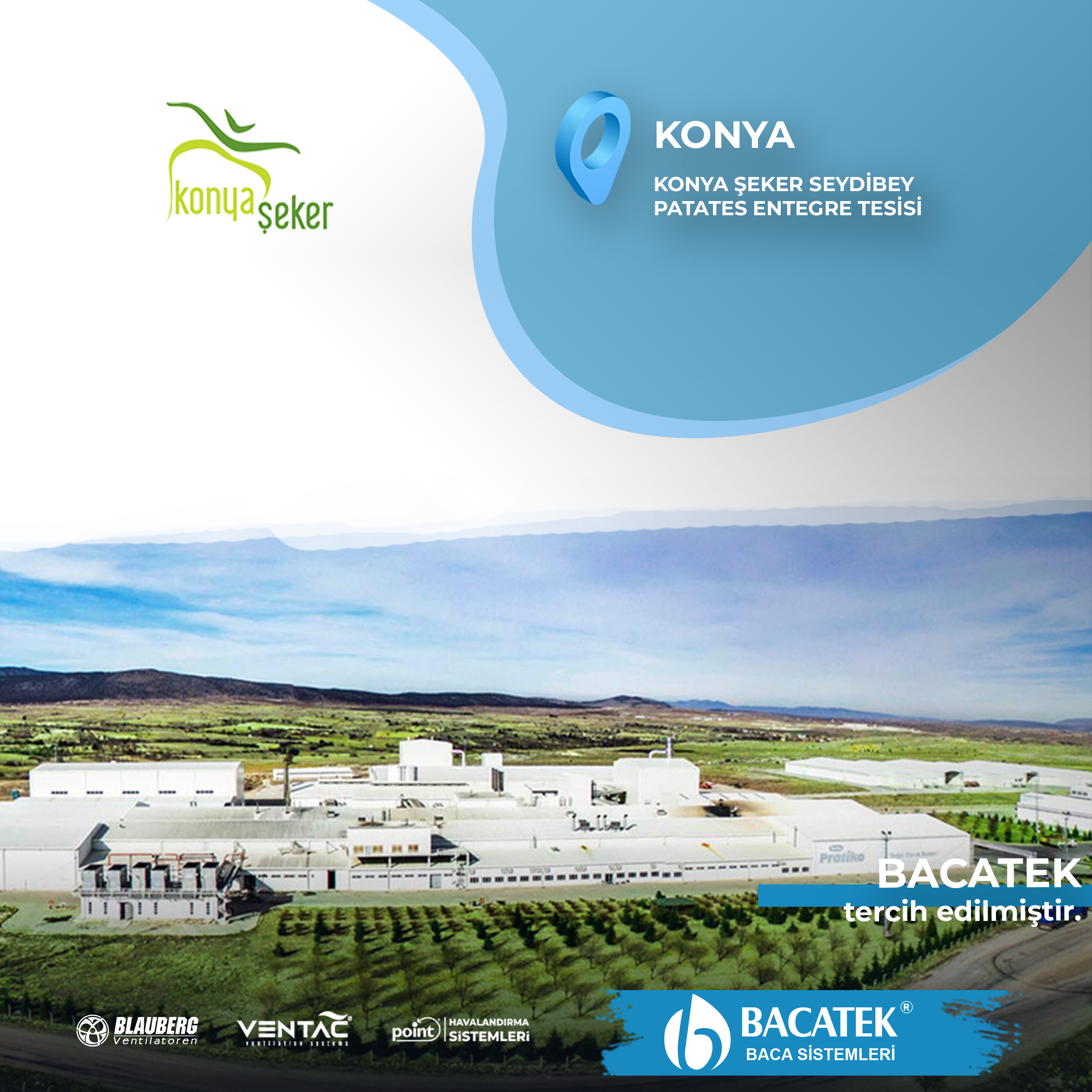 KONYA KONYA ŞEKER SEYDİBEY PATATES ENT. TESİSİ